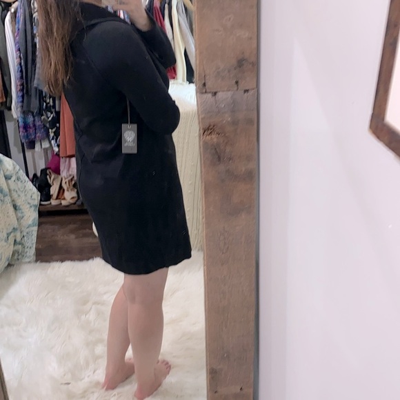 VINCE CAMUTO black knit sweater dress available in size medium & large new w/tag - Picture 4 of 13